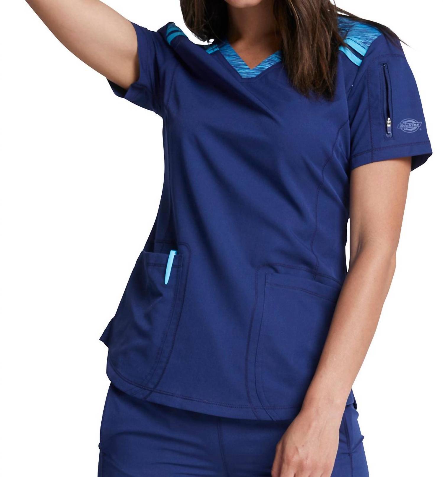 Dickies - Colorblock Scrub Top