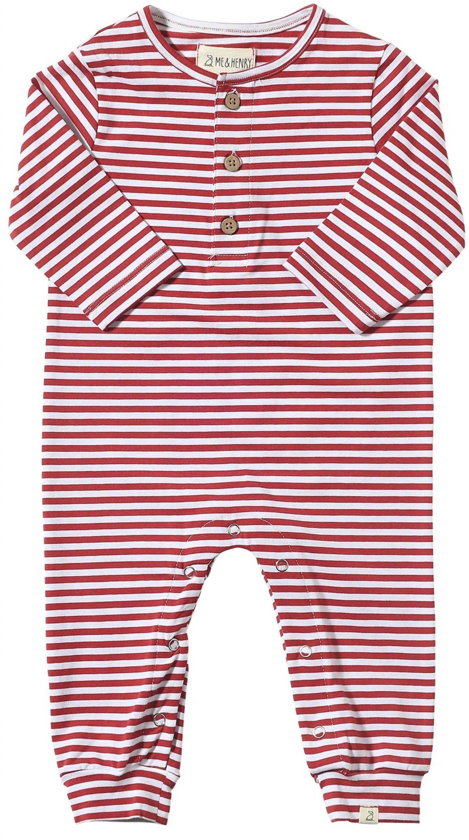 Me & Henry - Mason Stripe Romper