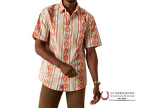 ARIAT Men's Casual Series Wade Shirt in tan - men's shirt