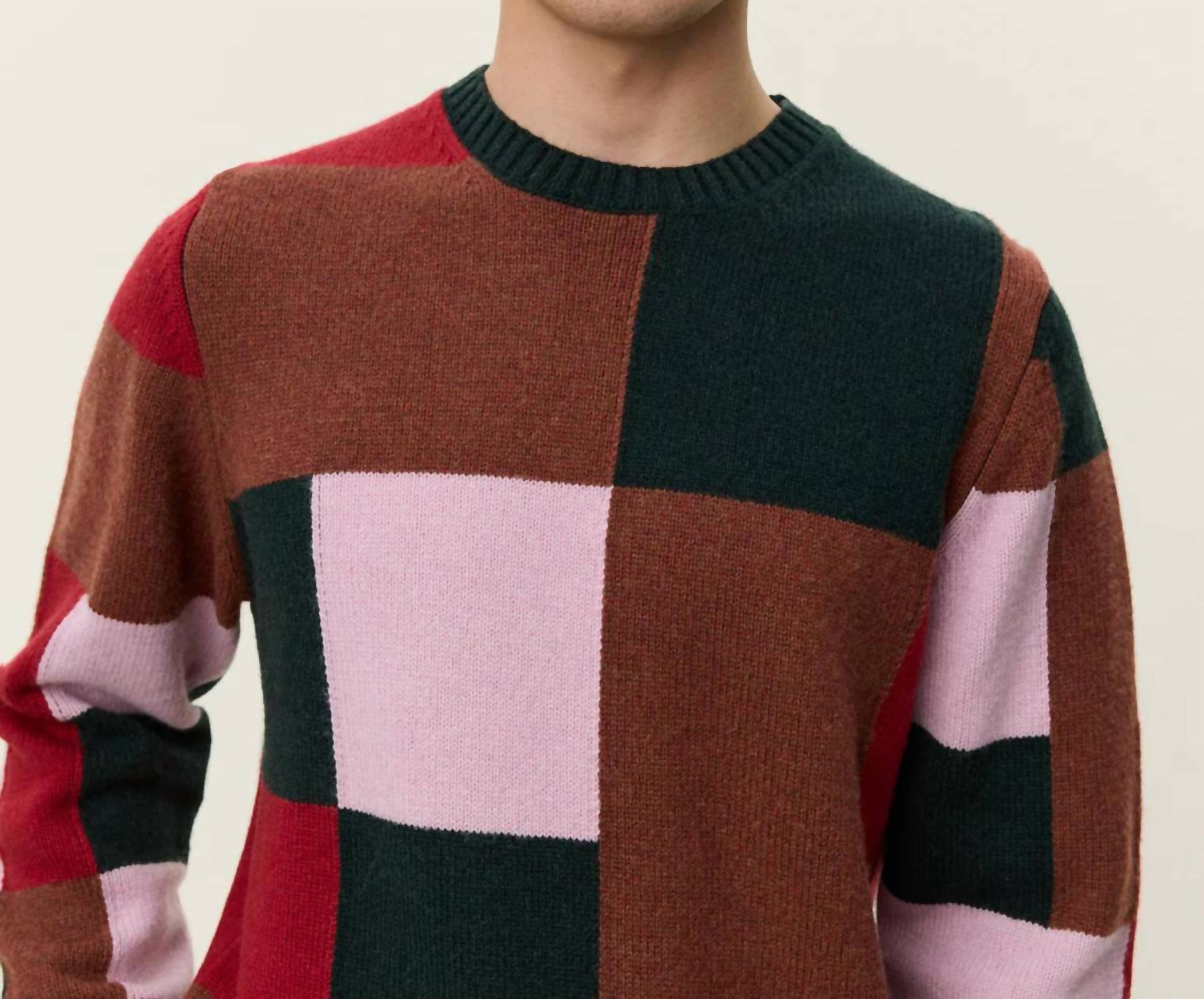 Les Deux - Everett Colorblock Knit Sweater