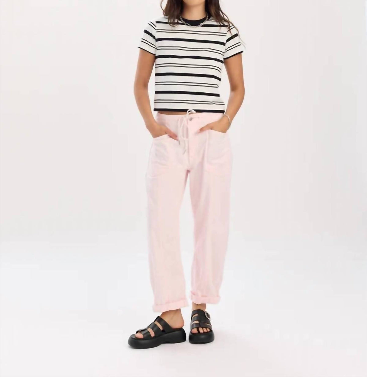 Daze - Villa Drawstring Barrel Pant