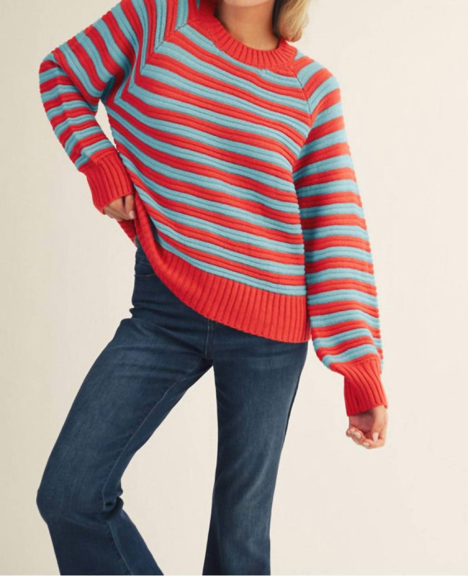 Jodifl - Striped Crewneck Sweater