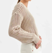 Daze - Seaside Open-knit Sweater