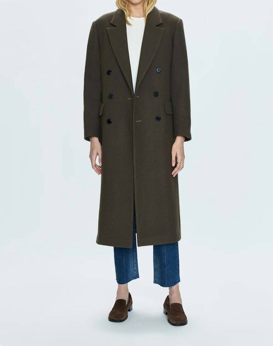 Pistola - PRESCOTT DOUBLE BREASTED WOOL COAT