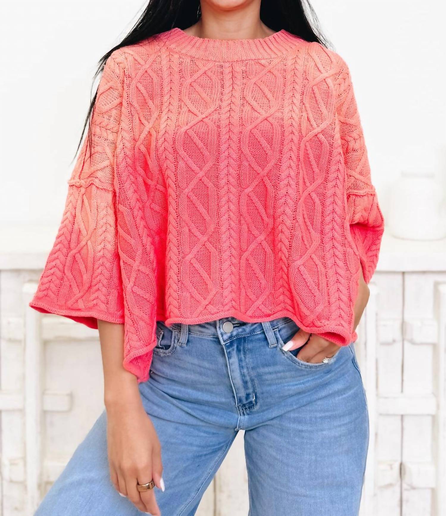 Davi & Dani - Knit Sweater Top