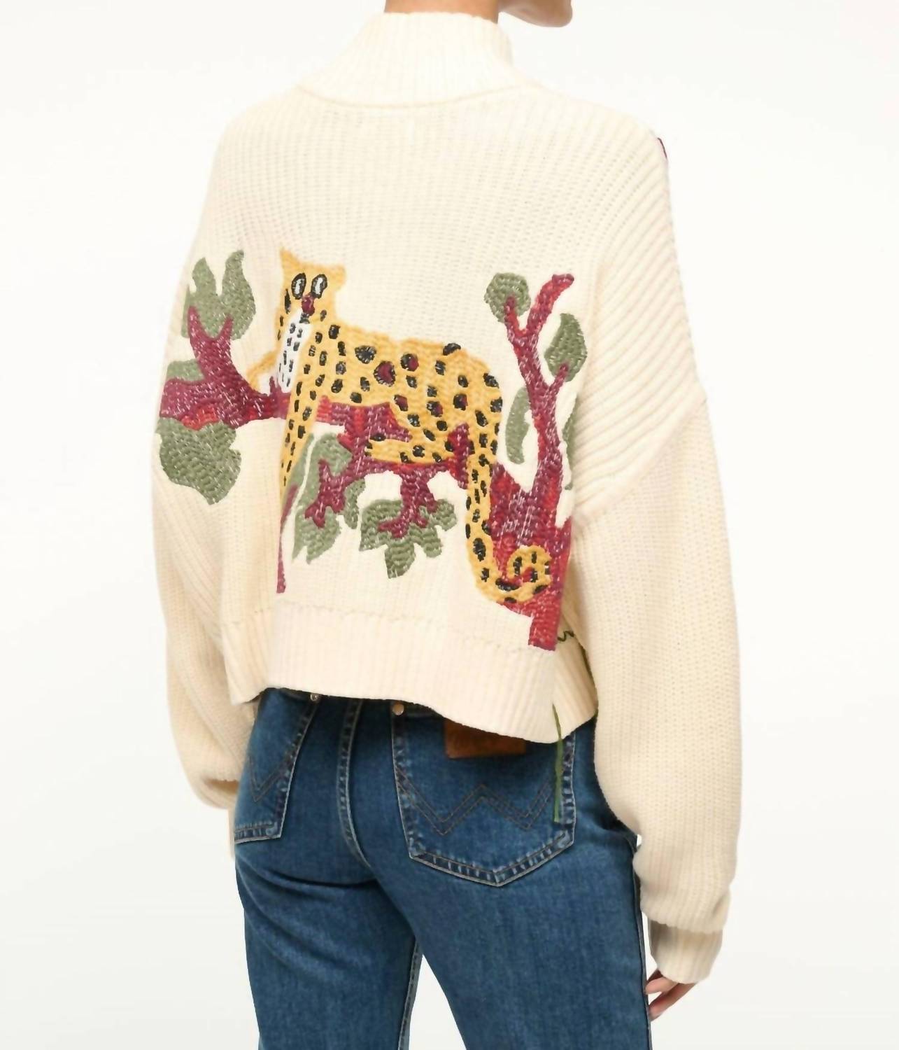 Staud - Cropped Hampton Sweater