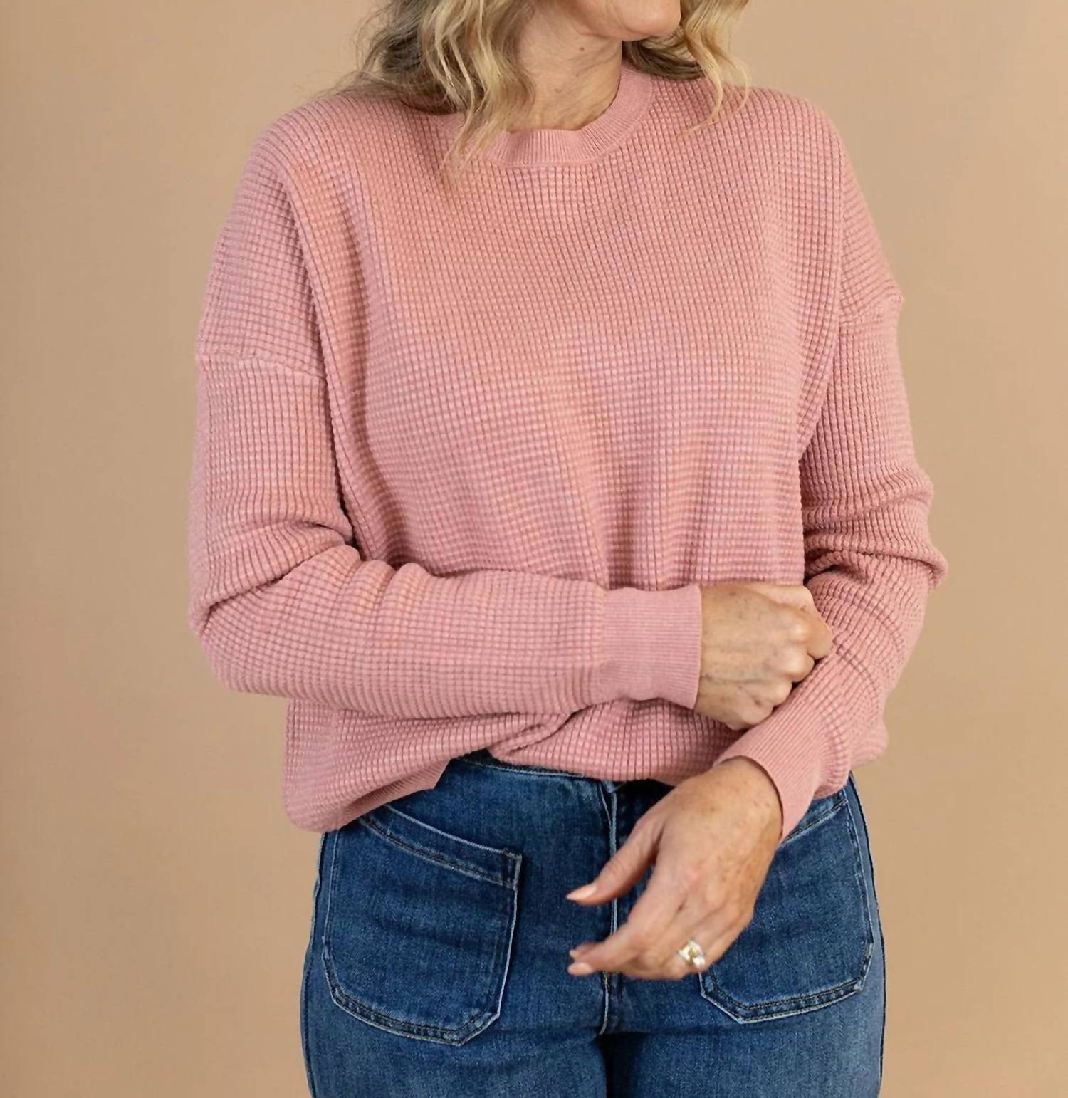 Tea N Rose - Kodi Textured Sweater