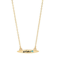 Jessica Elliot - Women's Enamel Small Surfboard Necklace - Wish