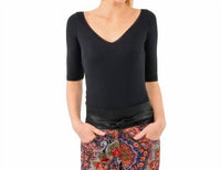 Gretchen Scott - Second Skin V-neckline Tee