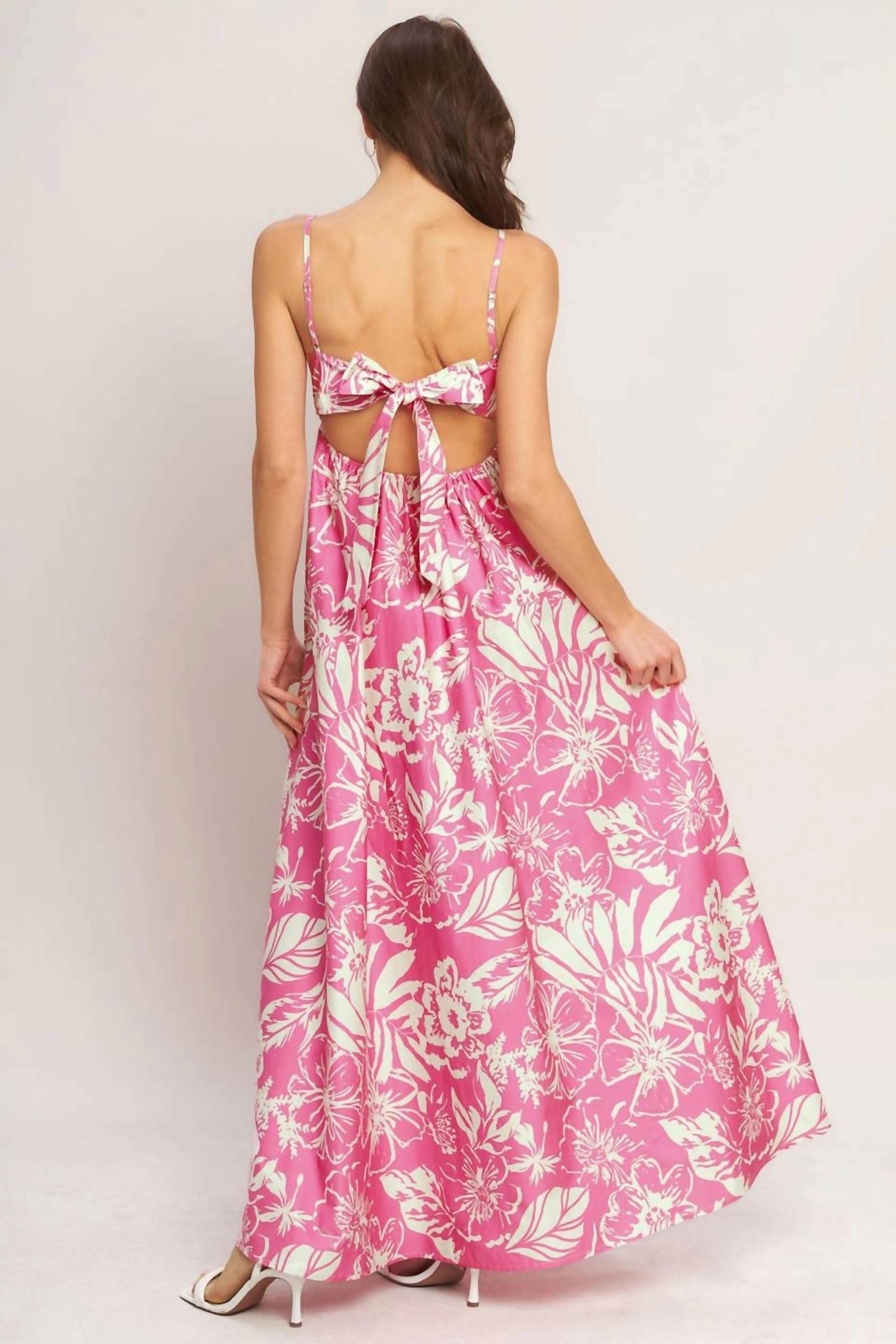 Flying Tomato - Open Back Maxi Dress