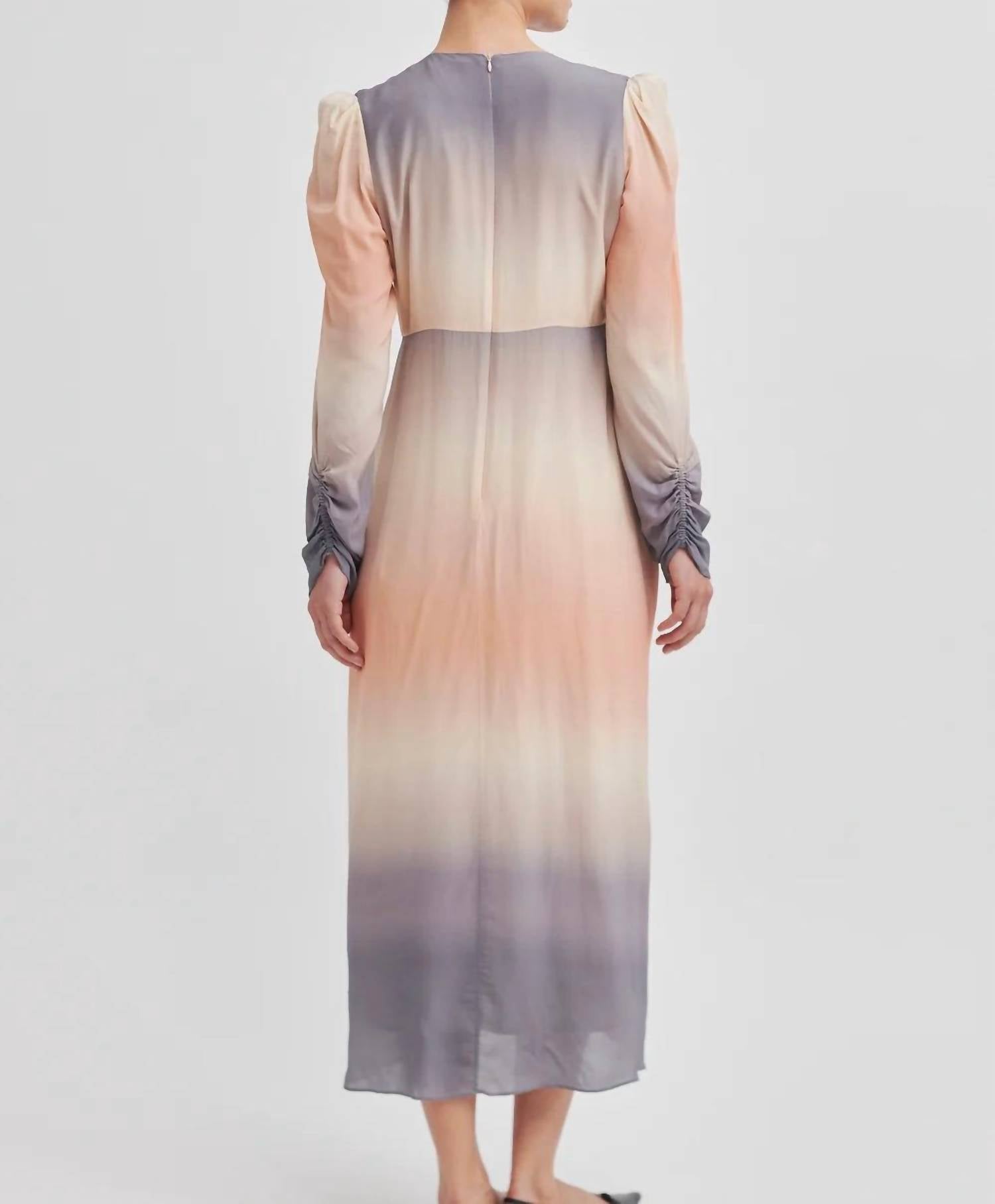 Second Female Women's Anara Dress in stormy weather - women's dress - detail view