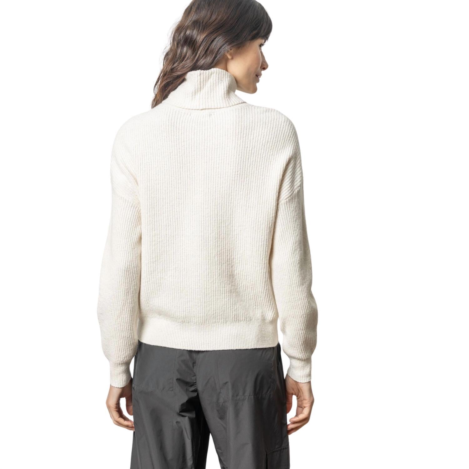 Lilla P - Relaxed Rib Turtleneck Sweater