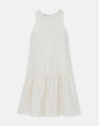 SLEEVELESS DROP WAIST DRESS