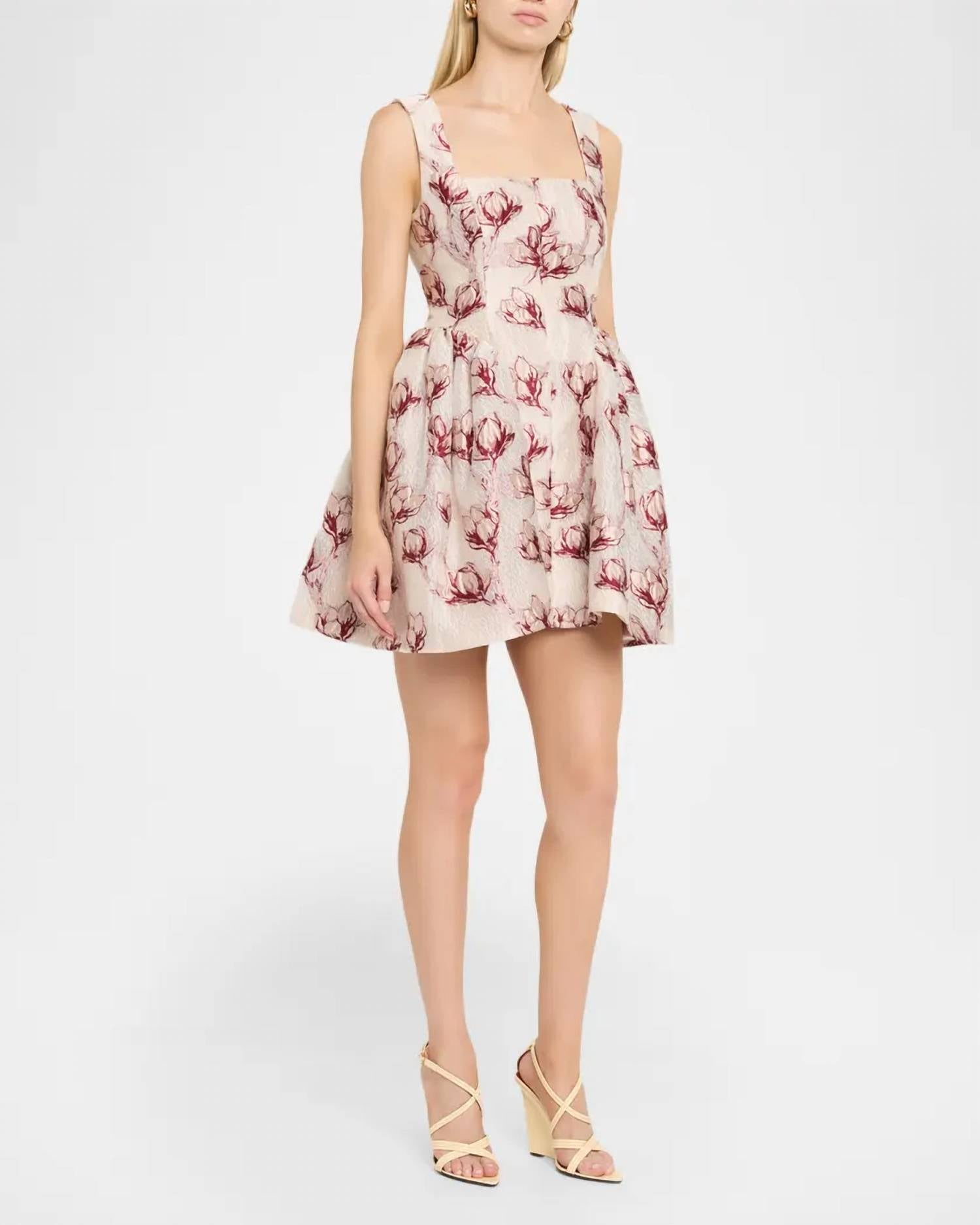 Milly - Erin Sleeveless Floral Mini Dress