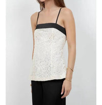 Whiteroom+Cactus - Fitted Lace Sleeveless Tank Top