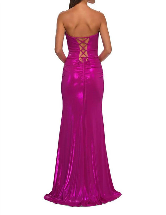 La Femme - Simple Chic Jersey Knit Dress