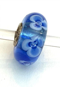Trollbeads Women's Universal Charm Bead in unique blue white - women's item