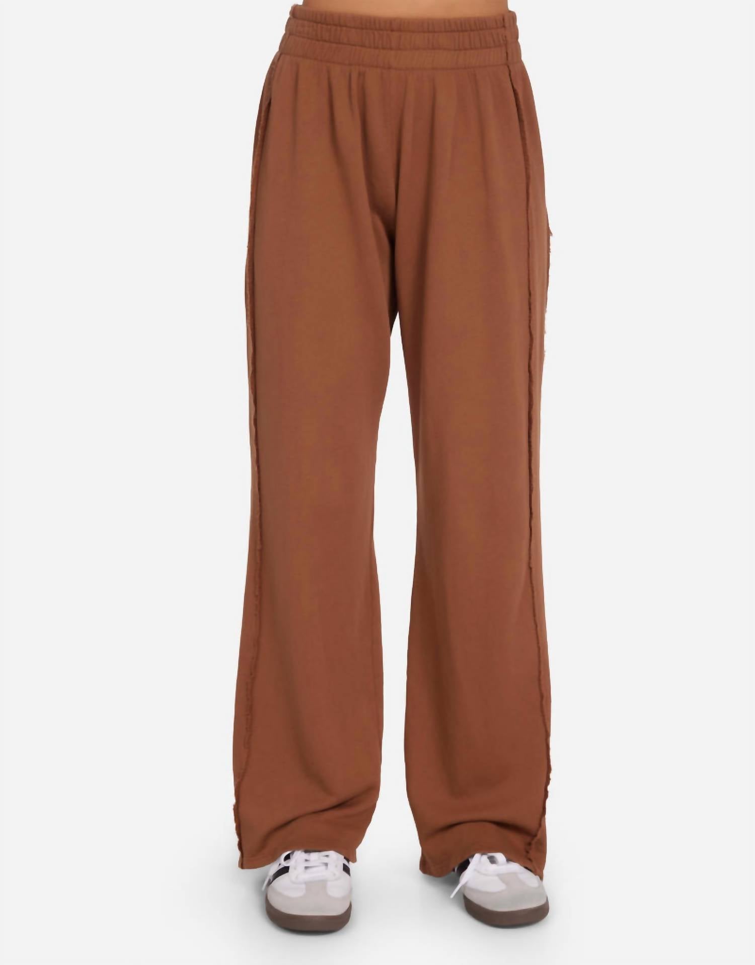 Michael Lauren - Acosta Wide-leg Raw Edge Pant