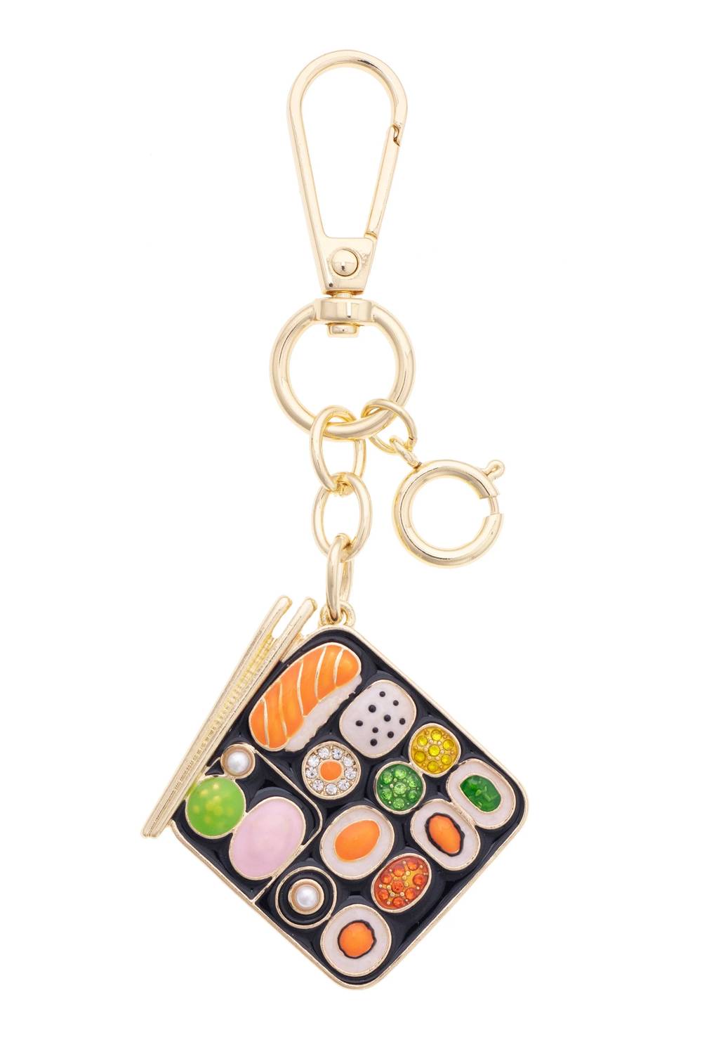 Canvas Style - Women's Bento Box Embellished Bag Charm