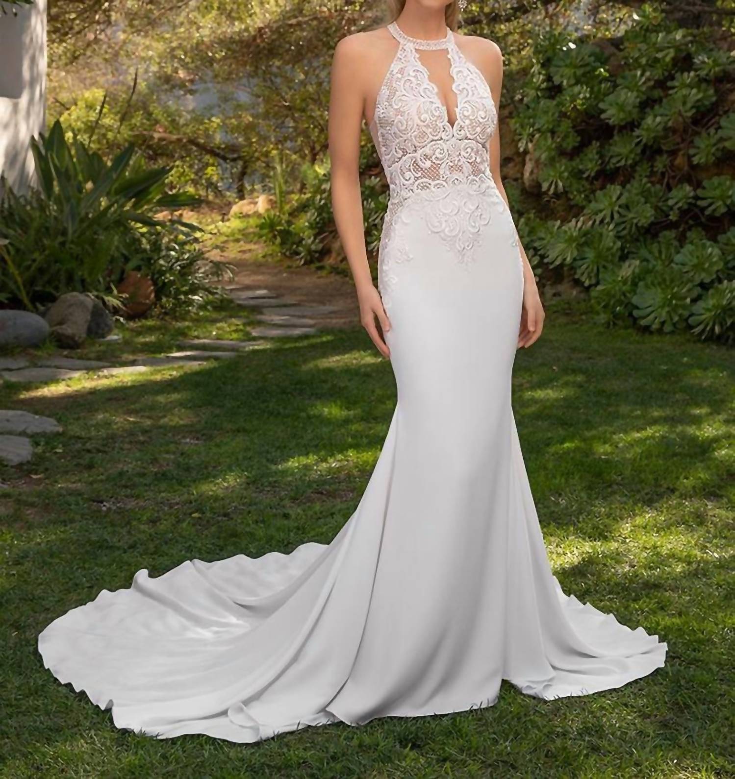 Casablanca - Halter Neck Wedding Dress