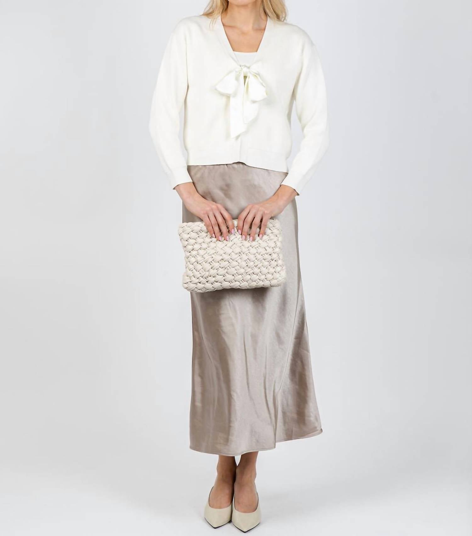 J. Society - Maya Tie Front Cardigan