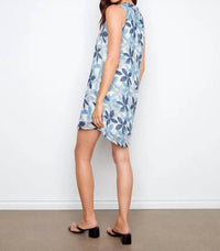 Charlie B - Henley Sleeveless Cotton Blend Mini Dress