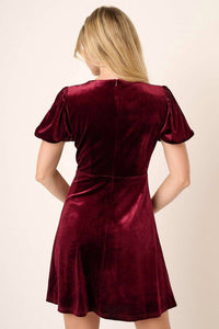 Mittoshop - Velvet Mini Dress