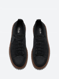 Clarks Men's Torhill Lace Shoes in black nubuck - men's sneaker - alternate view