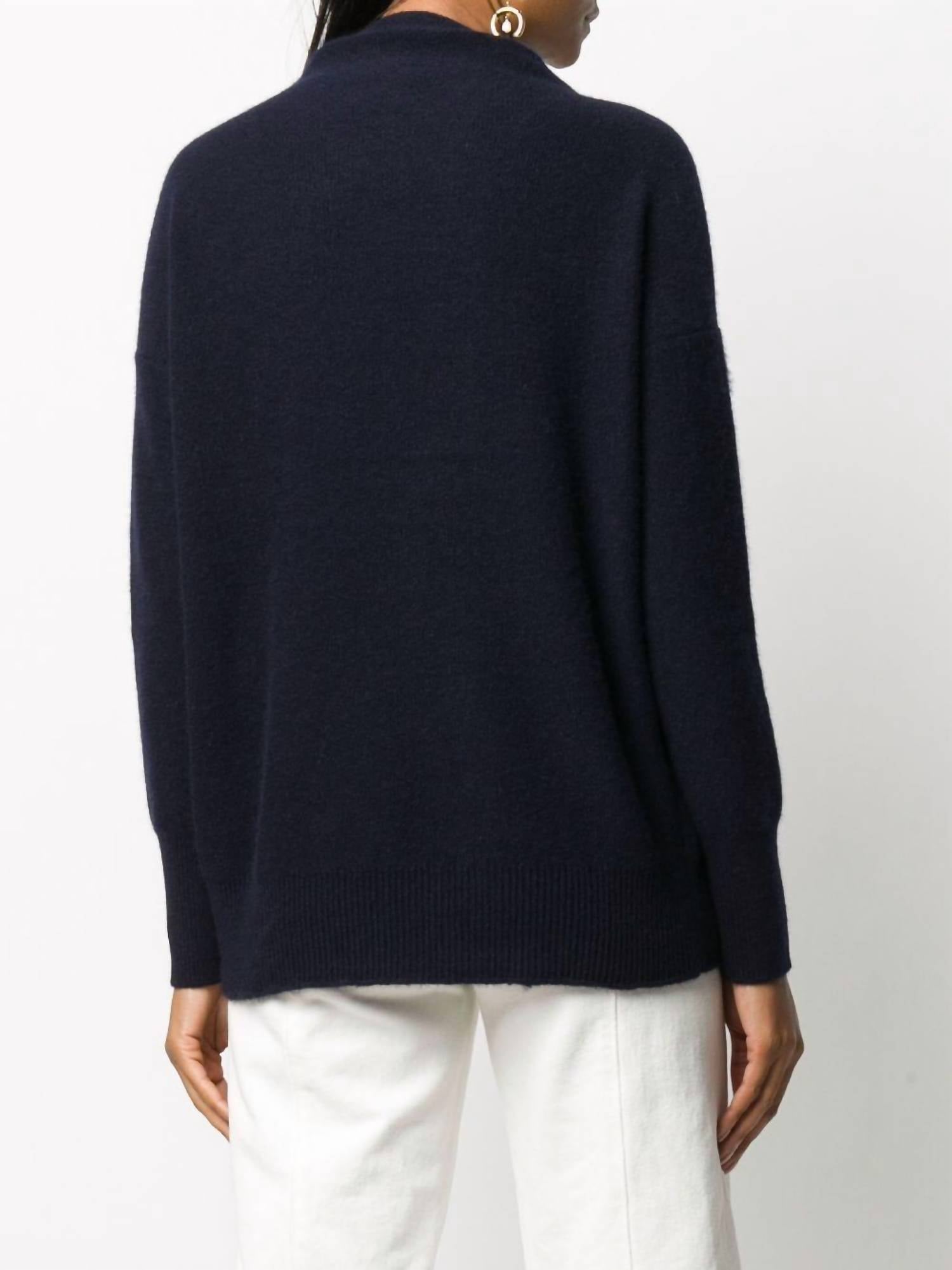 Vince - Boiled Funnel Neck Pullover Sweater