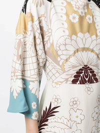 Valentino Cady Printed Dress in multi - women's dress - view 33
