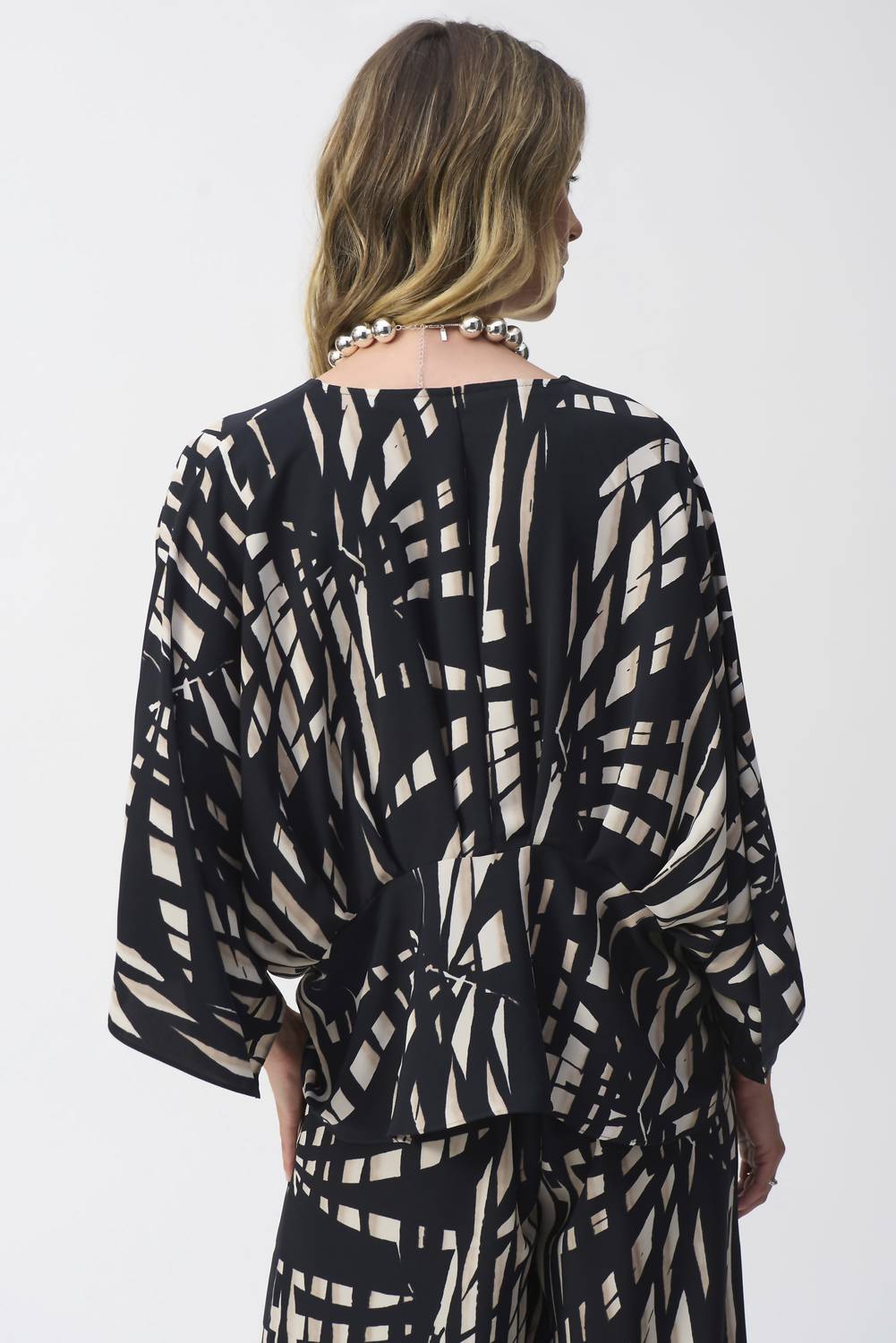Joseph Ribkoff - Tropical Print Peplum Top