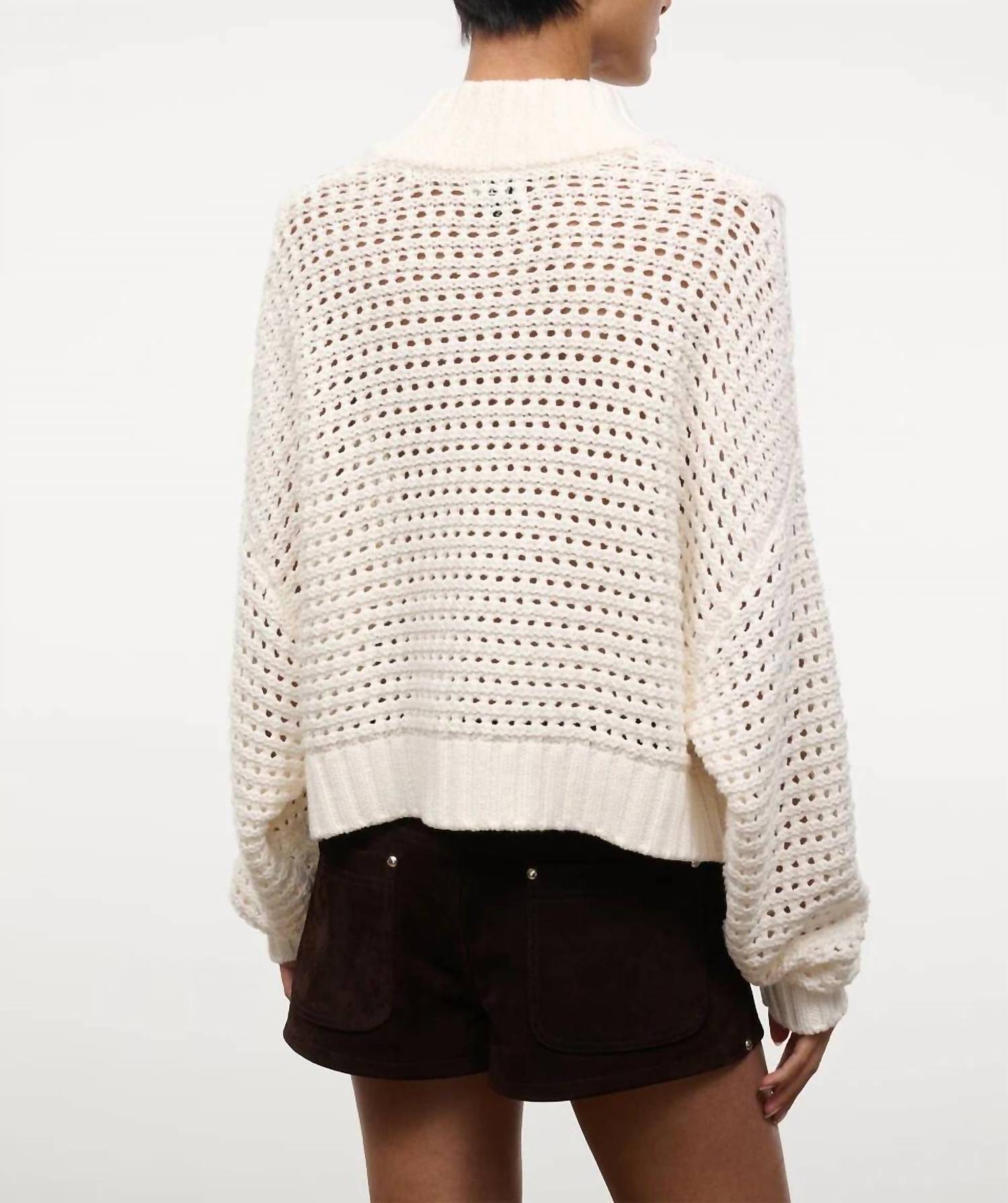 Staud - Cropped Hampton Sweater
