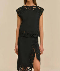 cult gaia Destry Open Back Top in black - women's blouse - view 5