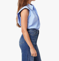 Habitual - Sleeveless Shoulder Pad Shirt