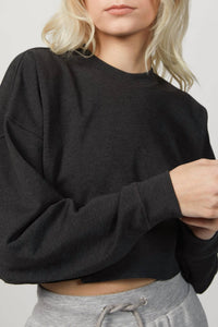 We Wore What - CROPPED SWEATSHIRT