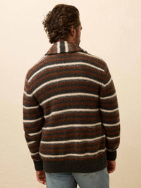 Faherty - Striped Cardigan Sweater