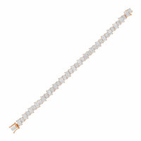 Diana M Jewels - Women's Radiant Lab-Grown Diamond Tennis Bracelet (26.00 Ct) - Signature