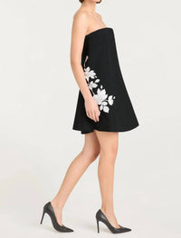 Cinq A Sept - Trailing Floral Irla Strapless Dress