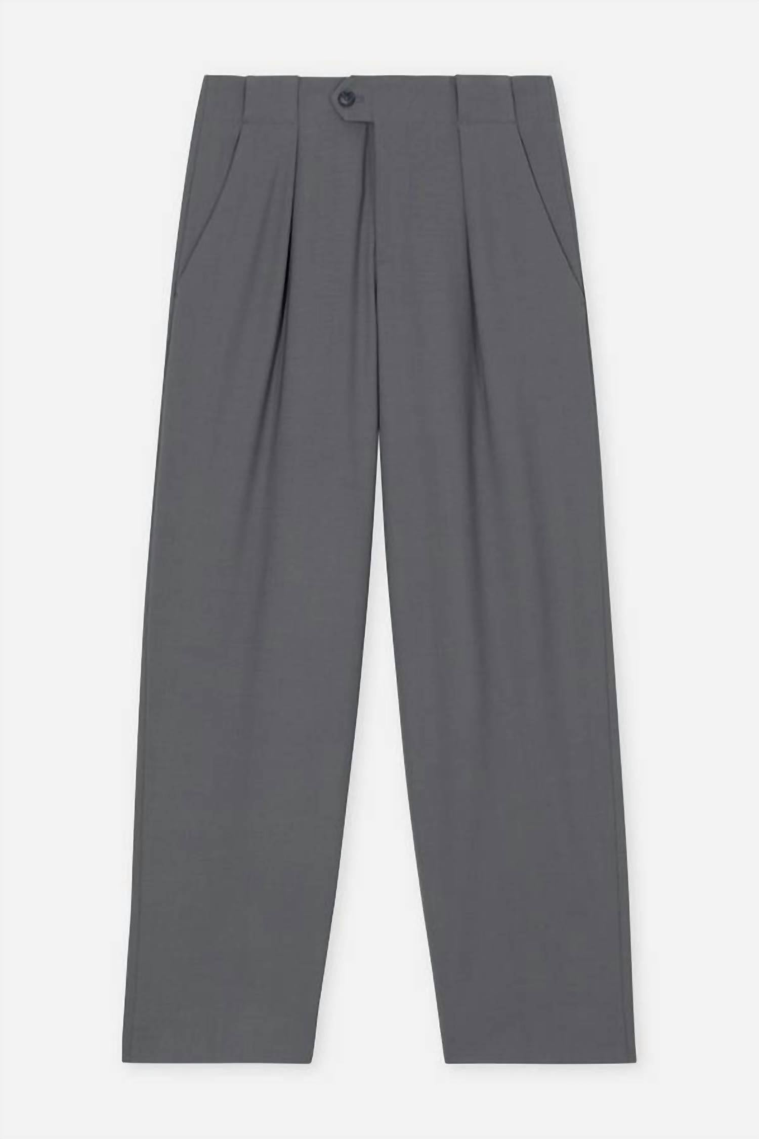 CLOSED Mawson Straight-Leg Trouser Pant in led grey - women's pants - alternate view