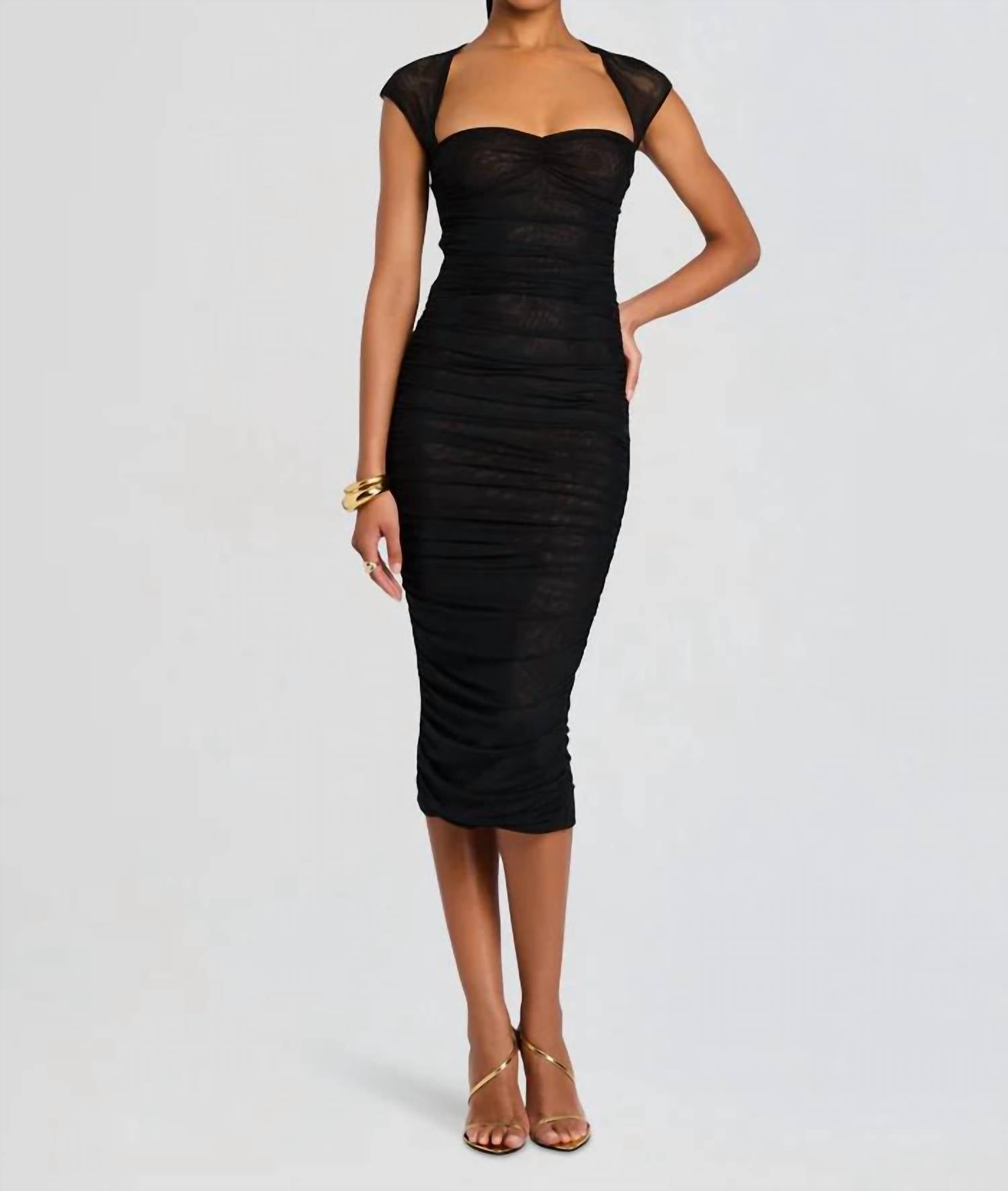 Ser.O.Ya - Kylie Mesh Midi Dress