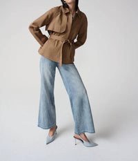 Joseph Ribkoff - Embellished Short Trench Coat