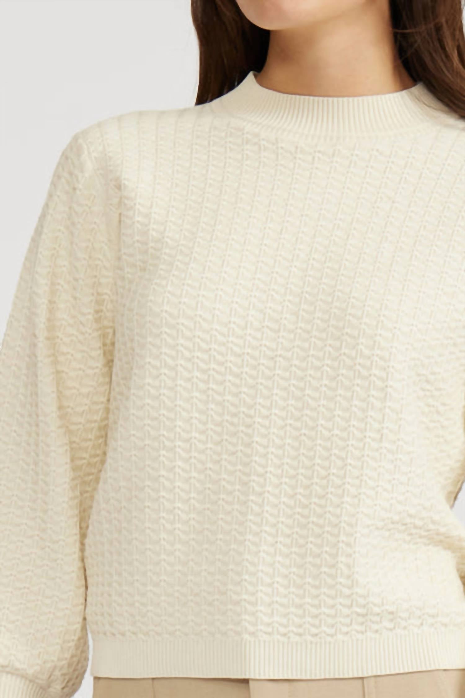 Lucy Paris - Britney Textured Knit Top