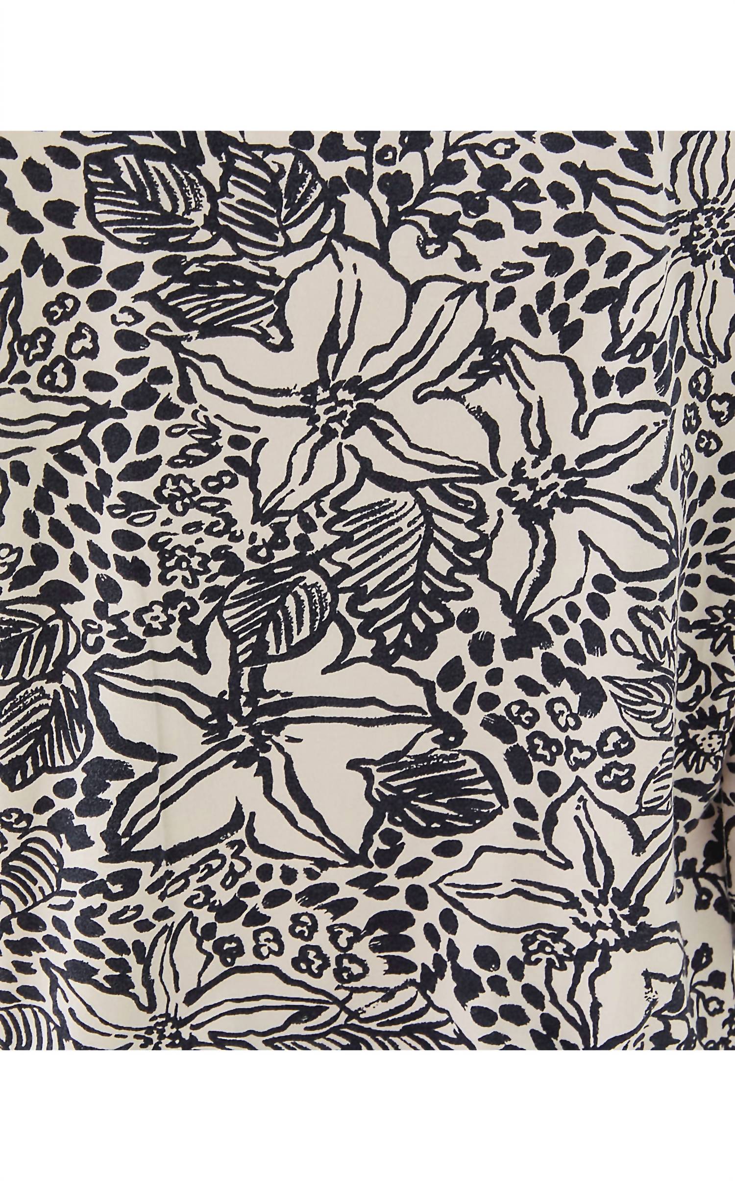 Lilly Pulitzer Tamika Knit Top in onyx lots to spot - women's long sleeve top - view 5