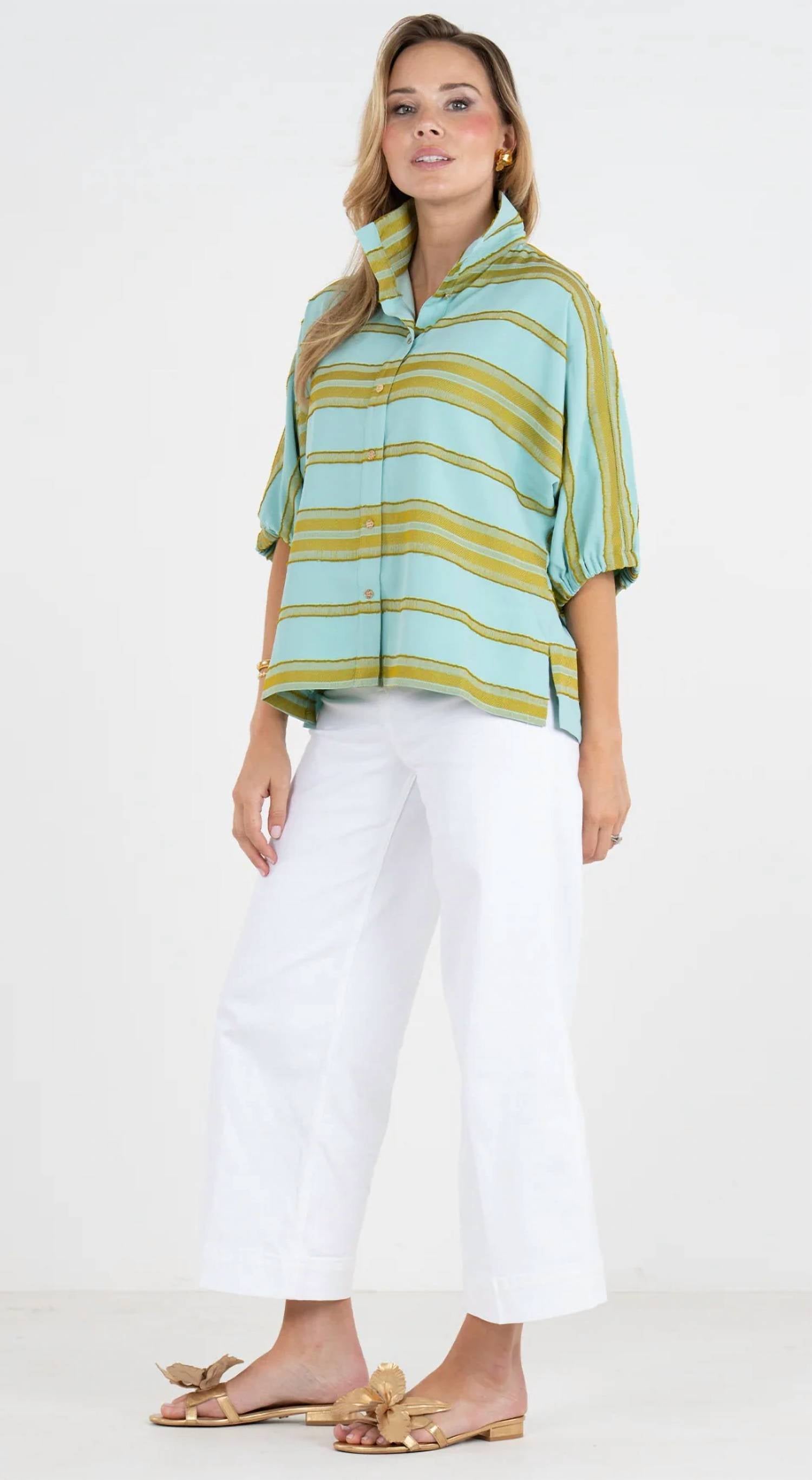 Emily Mccarthy - Bonny Button Front Top