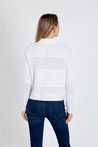 Kinross - Mixed Textured Collared Cardigan