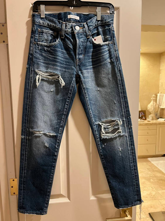 Moussy - Distressed skinny jean