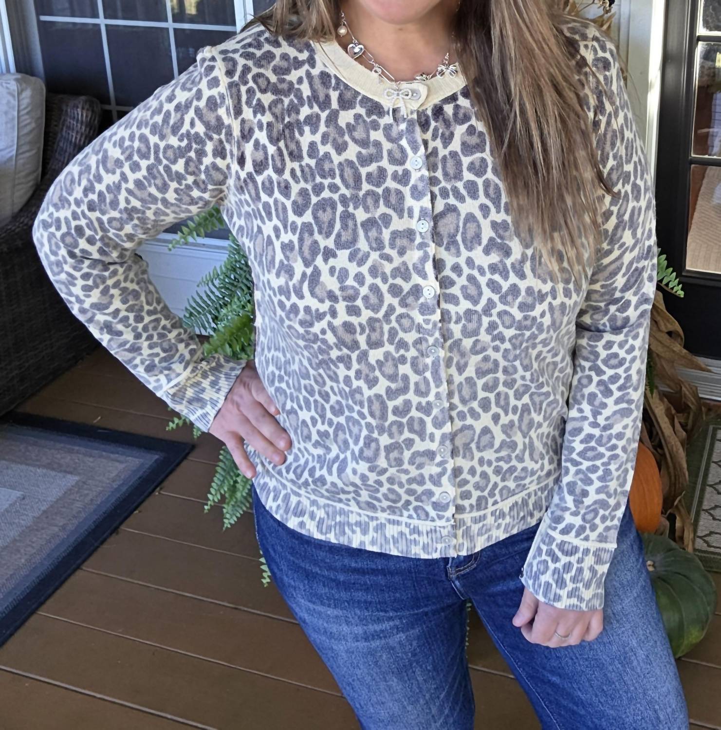 Staccato - Inside Out Button Down Light Weight Cardigan