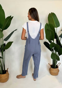 Bobi - Low Neck Overall With Pockets