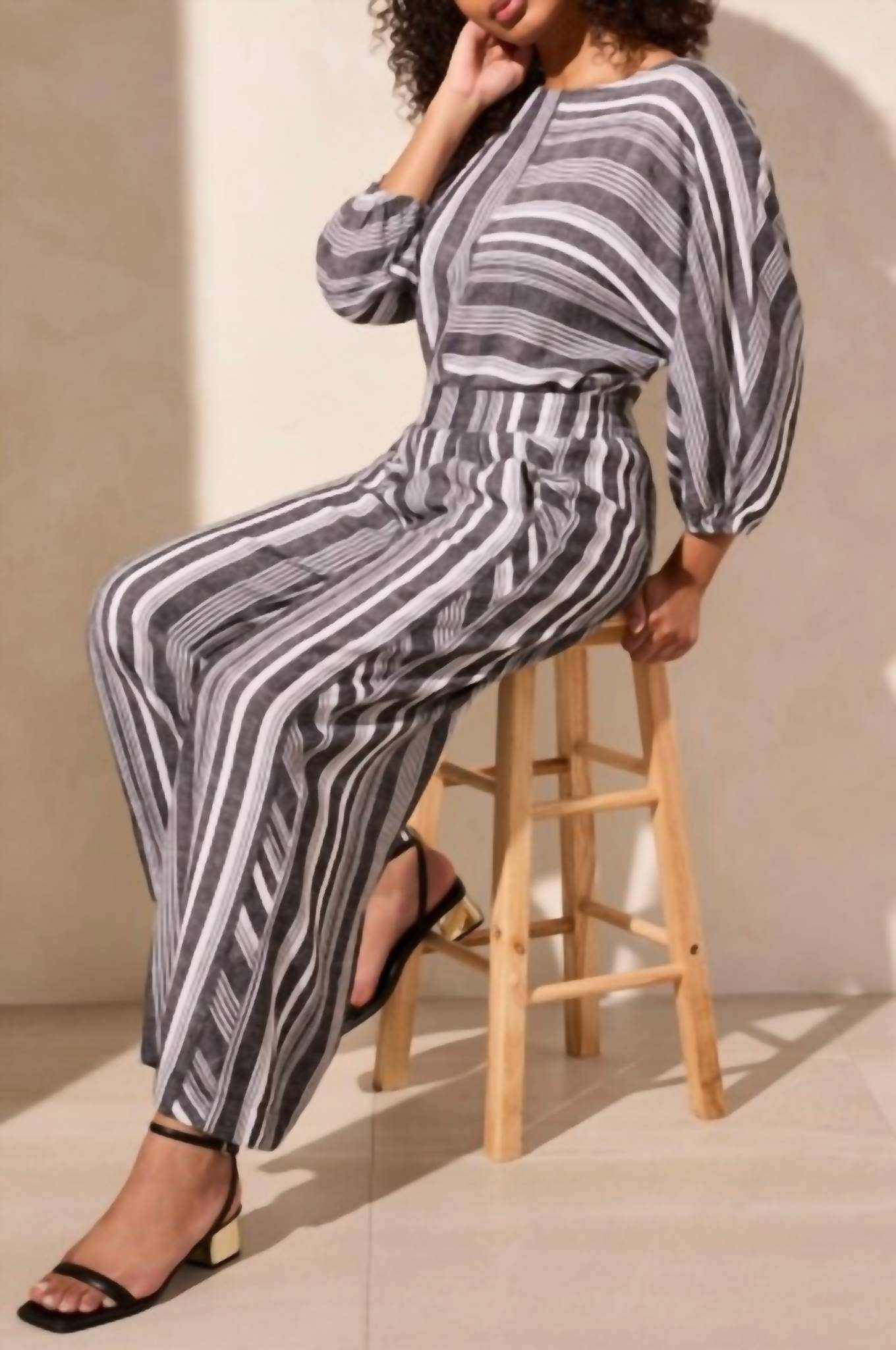 Tribal - Pull-on Flowy Wide Leg Pants With Pockets