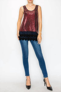 Origami - Women's Sparkly Tank Top